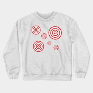 red target archery design Crewneck Sweatshirt